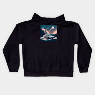 Vintage retro car Kids Hoodie